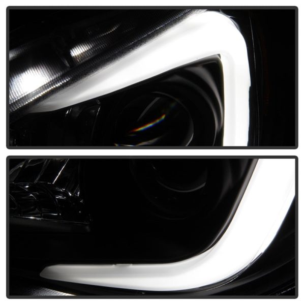 Spyder Subaru WRX 06-07 Projector Headlights - HID Model Only - Black PRO-YD-SWRX06-HID-LBDRL-BK Supply - Image 5
