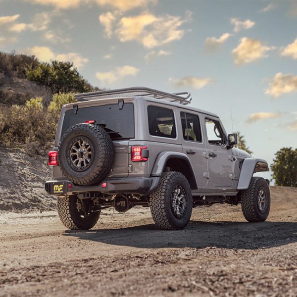 MagnaFlow Cat-Back 2021 Jeep Wrangler 6.4L Rock Crawler Series Dual Exit Stainless Exhaust Supply - Image 2